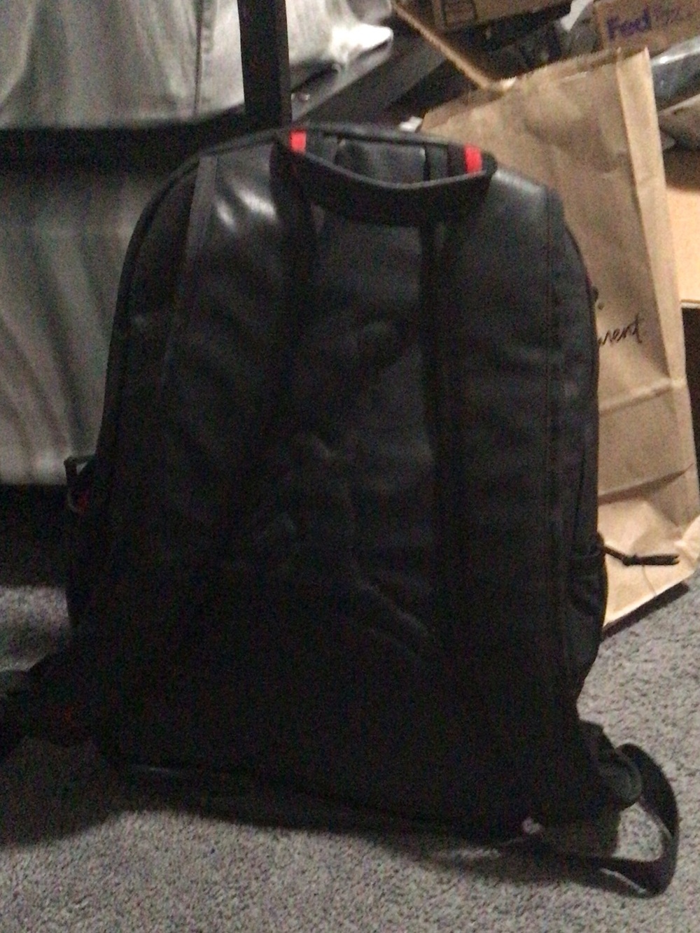 Jordan Black and Red Logo Backpack - Picture 9 of 16